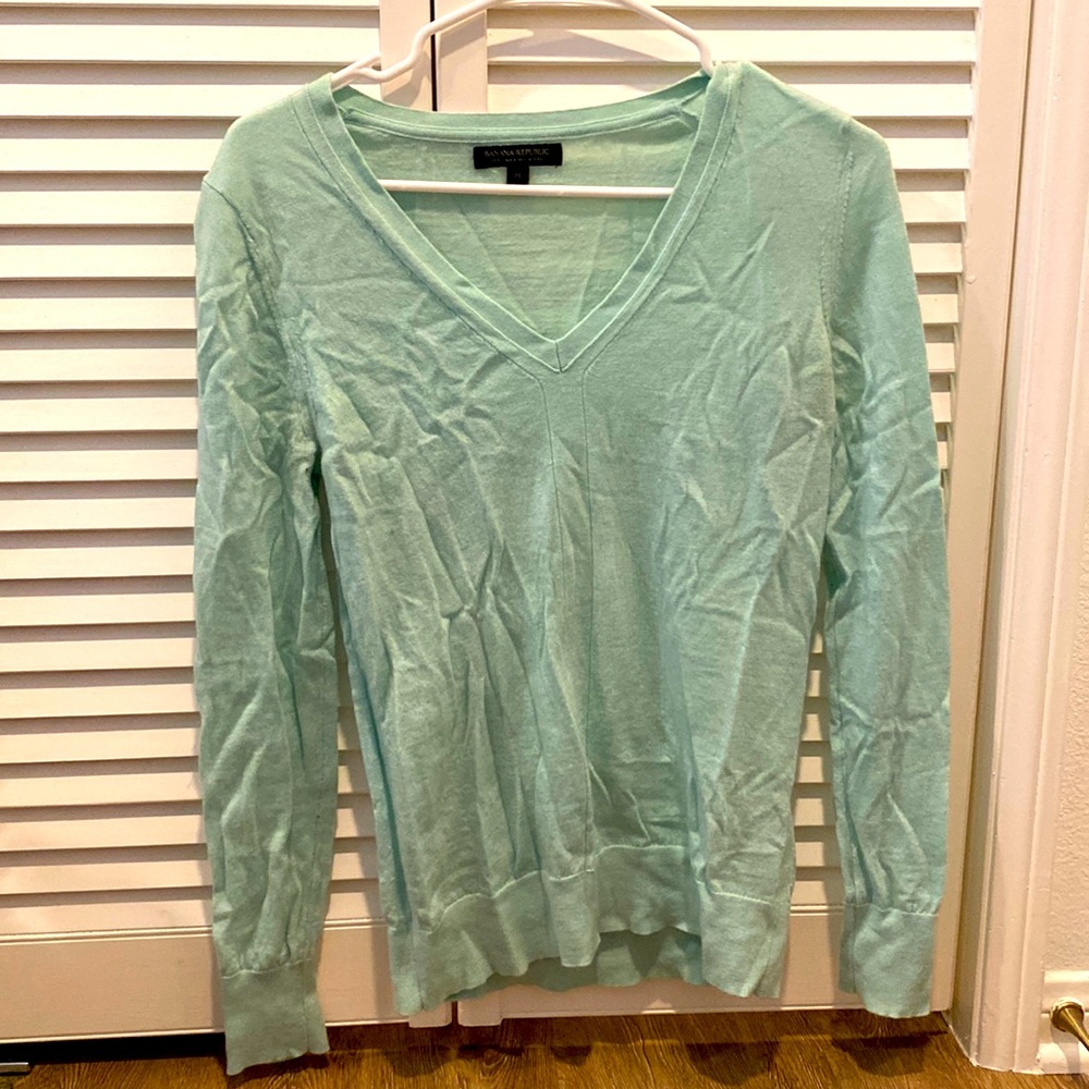 Light Blue M Merino Wool Sweater